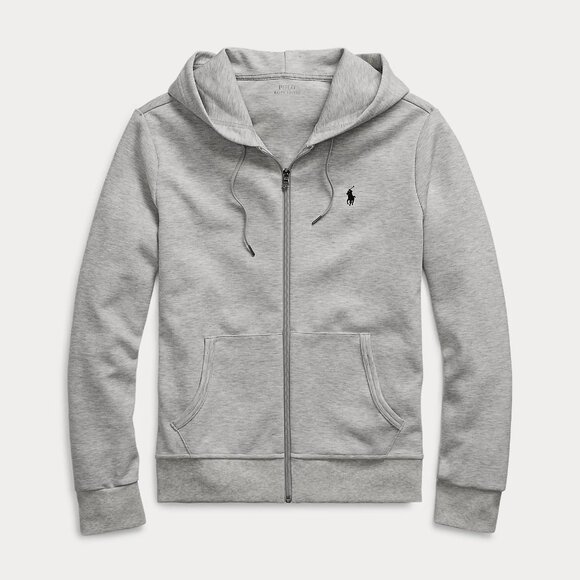 Polo Ralph Lauren Double-Knit Full-Zip Hoodie – Classic Grey Heather, MED. NWT - Picture 13 of 13
